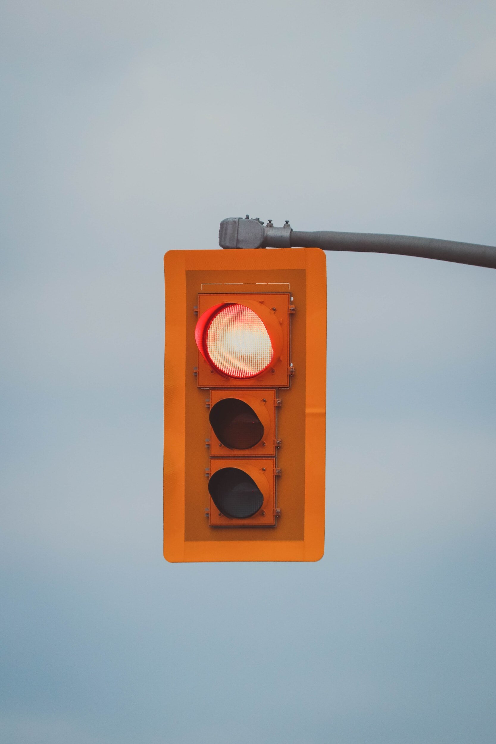 Several Traffic Signals in Flashing Mode Due to Weather Conditions