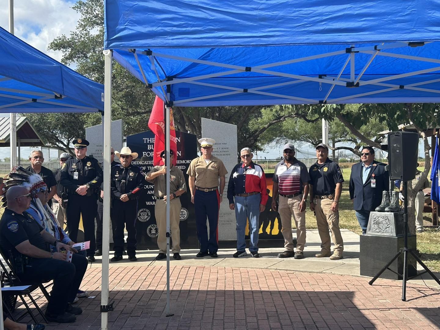 Amistad Veteran’s Memorial Park Ceremony