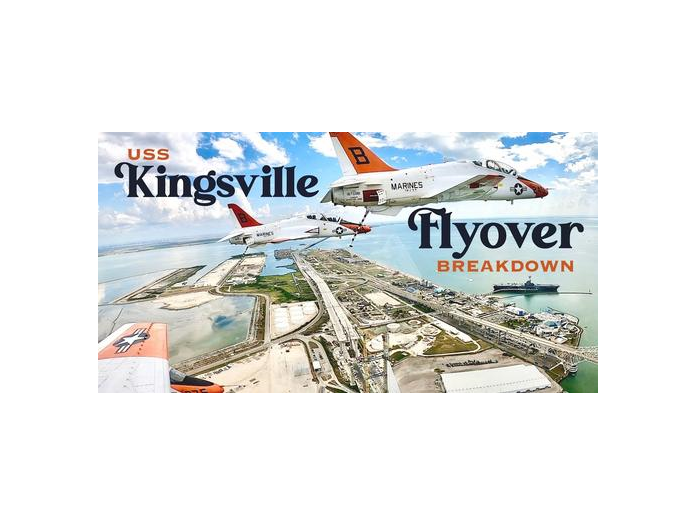 Flyover USS Kingsville