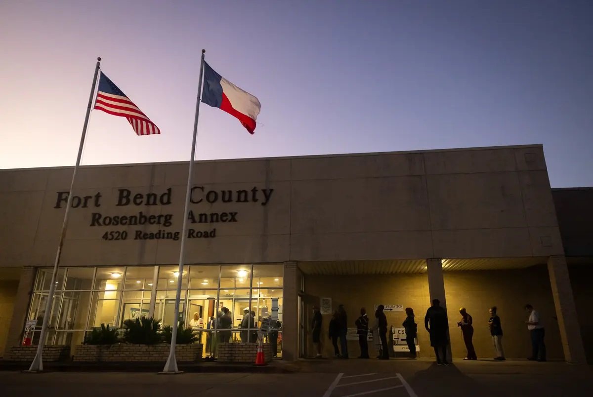 Texas Early Voting Rate Slightly Down