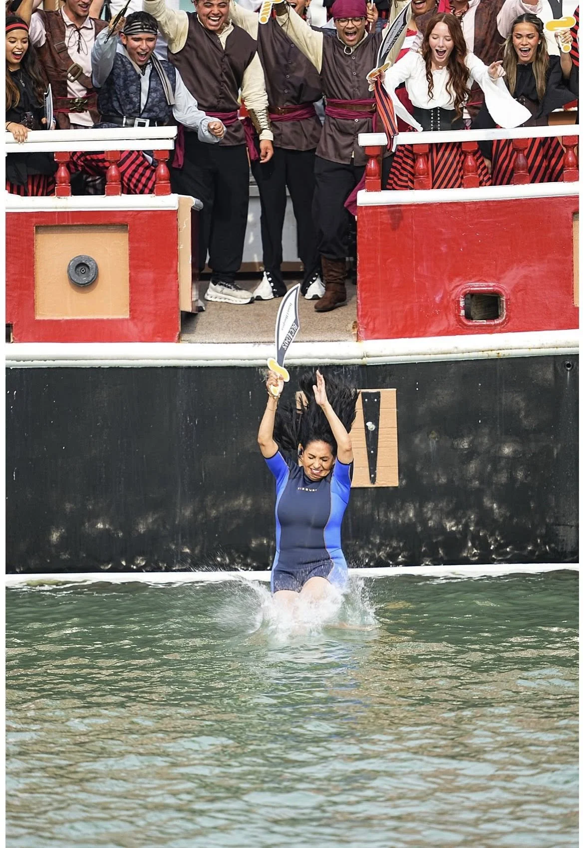 Mayor Takes the Plunge as Buc Days Tradition Returns to Corpus Christi