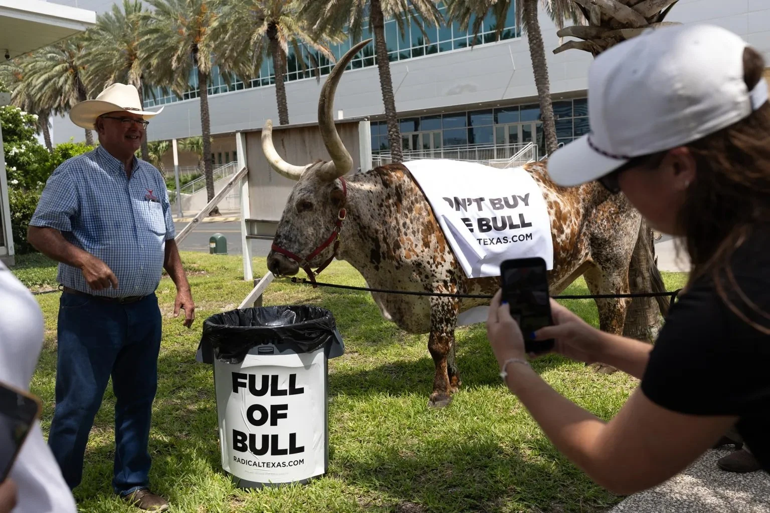 Abbott Trolls Talarico with Tacos and Cattle