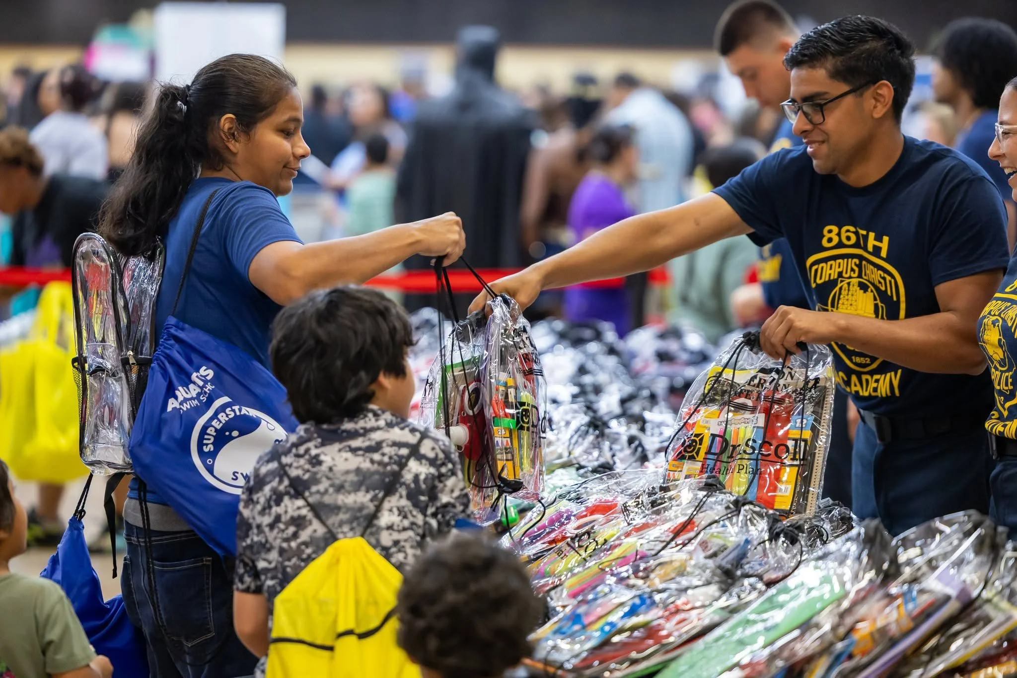 Corpus Christi Police Department Helps 2,200 Students Prepare for School