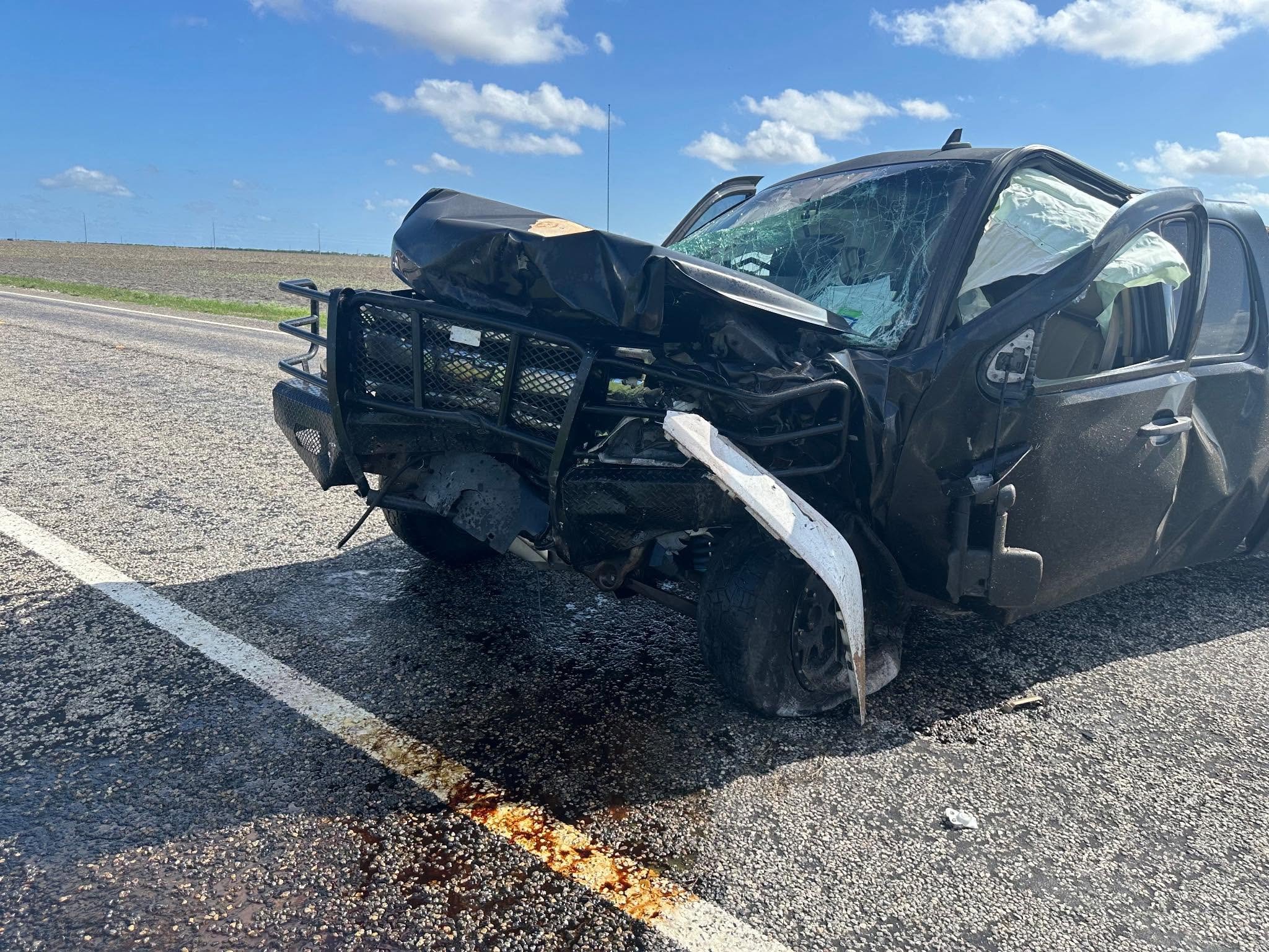 Five Injured in Two-Vehicle Crash on FM 70