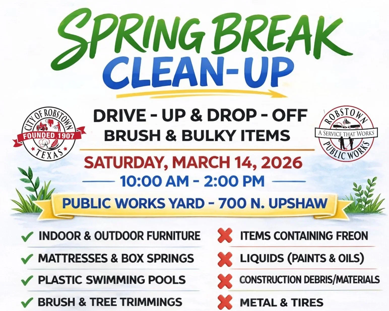 Spring Break Clean-Up 2026