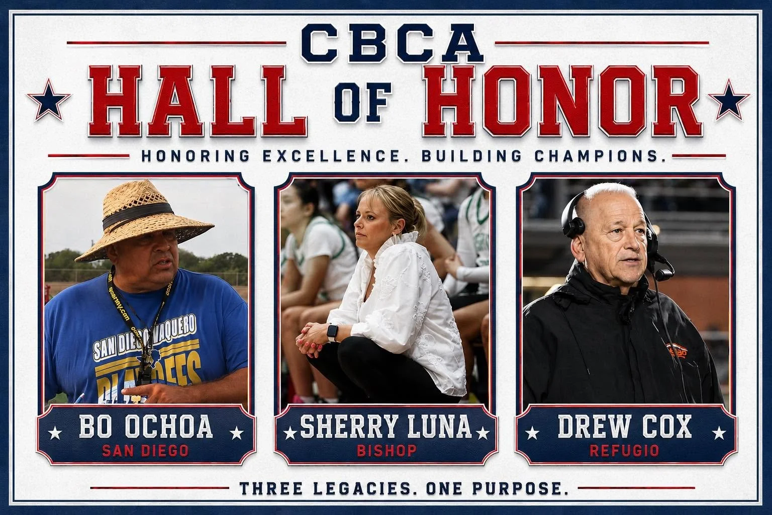 Longtime Bishop Coach Sherry Luna Selected for CBCA Hall of Honor