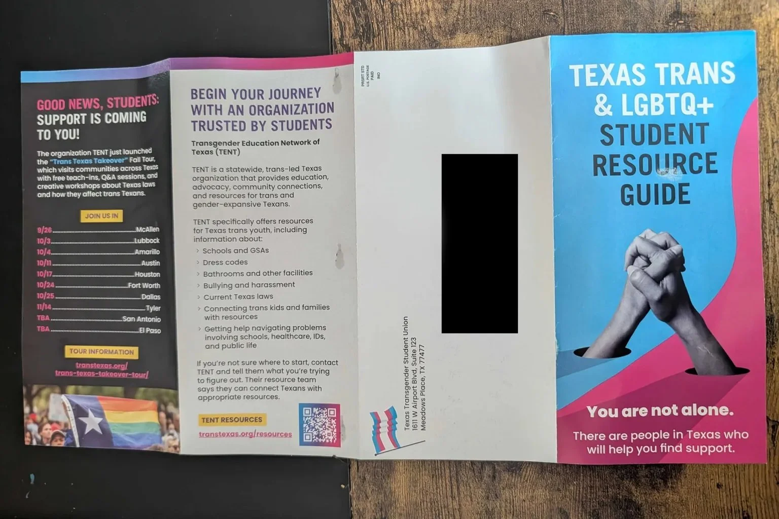 Texas Transgender Rights Group Condemns Pamphlets
