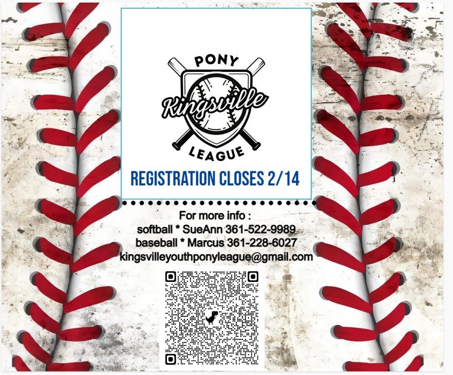 2026 Kingsville Pony League