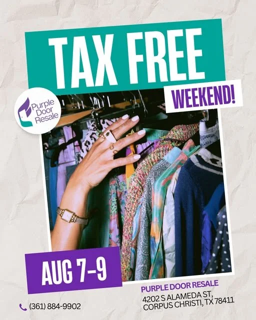 Tax Free Weekend-Purple Door