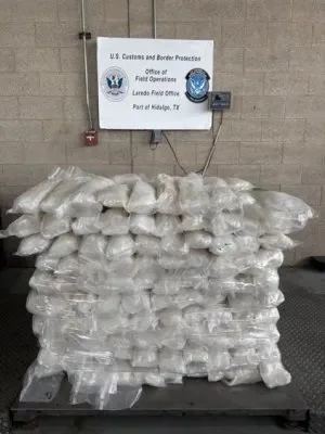 CBP Officers Seize More Than $8.1 million in Methamphetamine at Pharr International Bridge