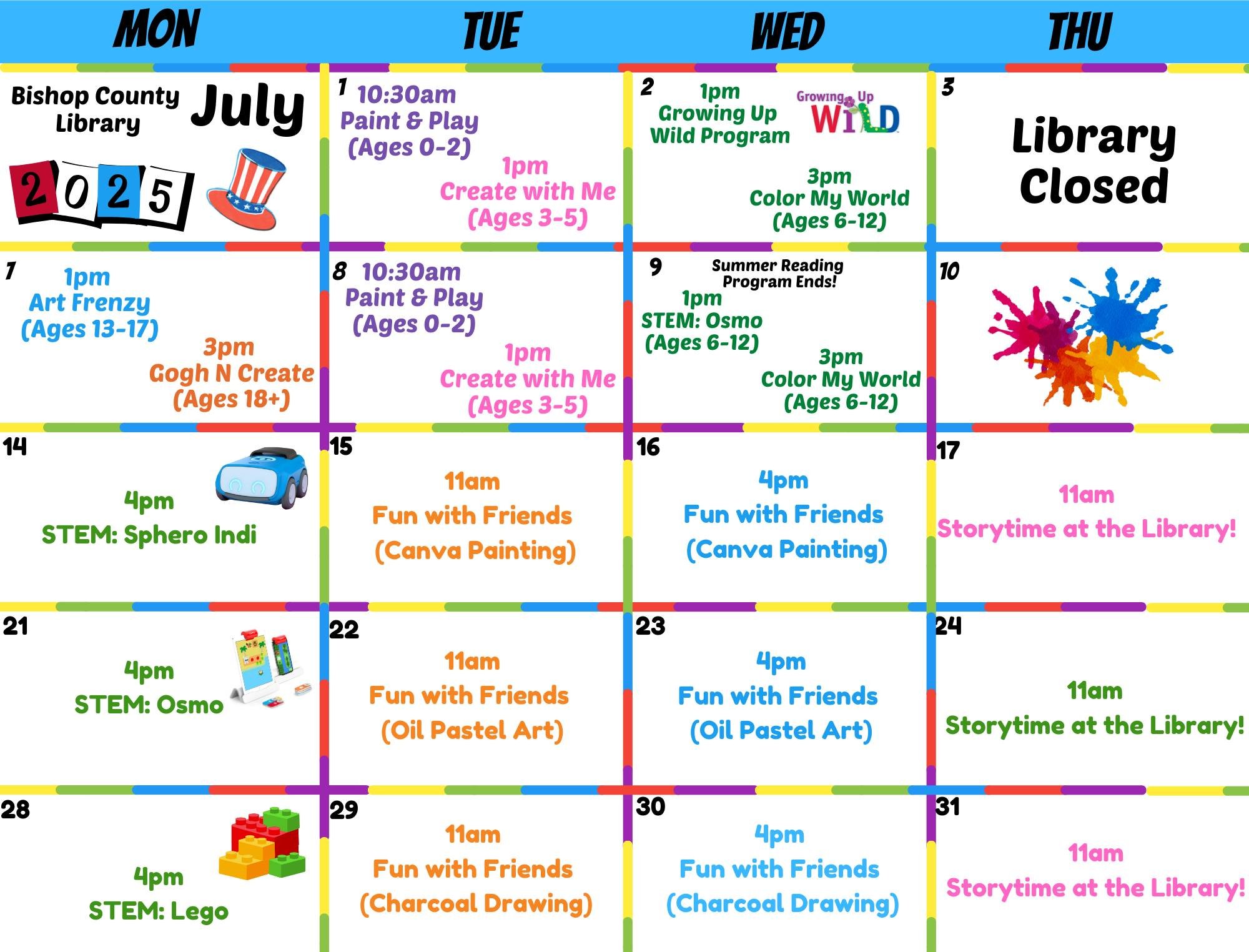 Bishop County Library - July 2025