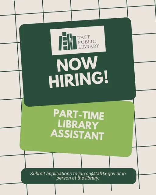 Taft Library Job Opening