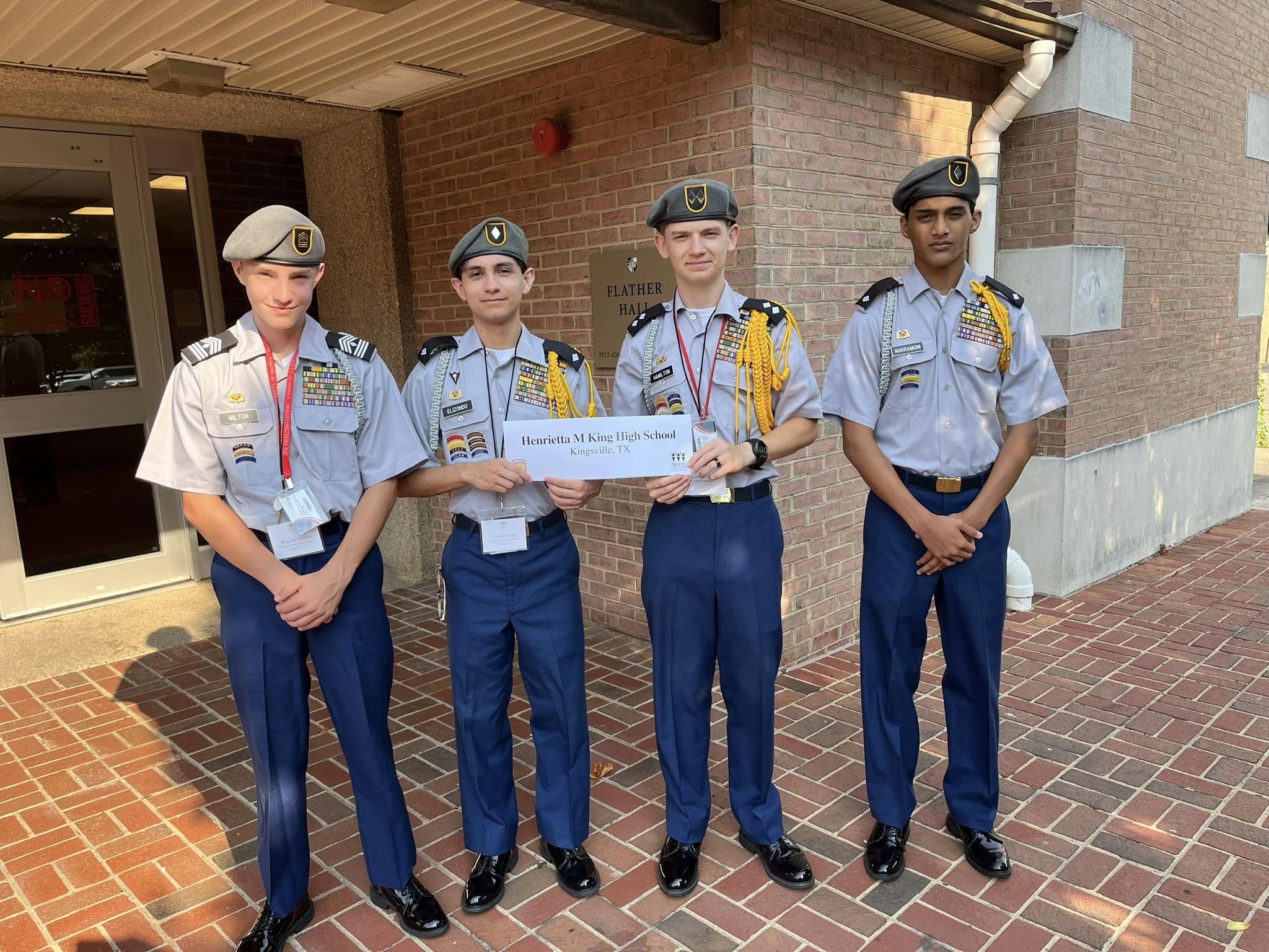 H.M. King JROTC Compete at National Competition