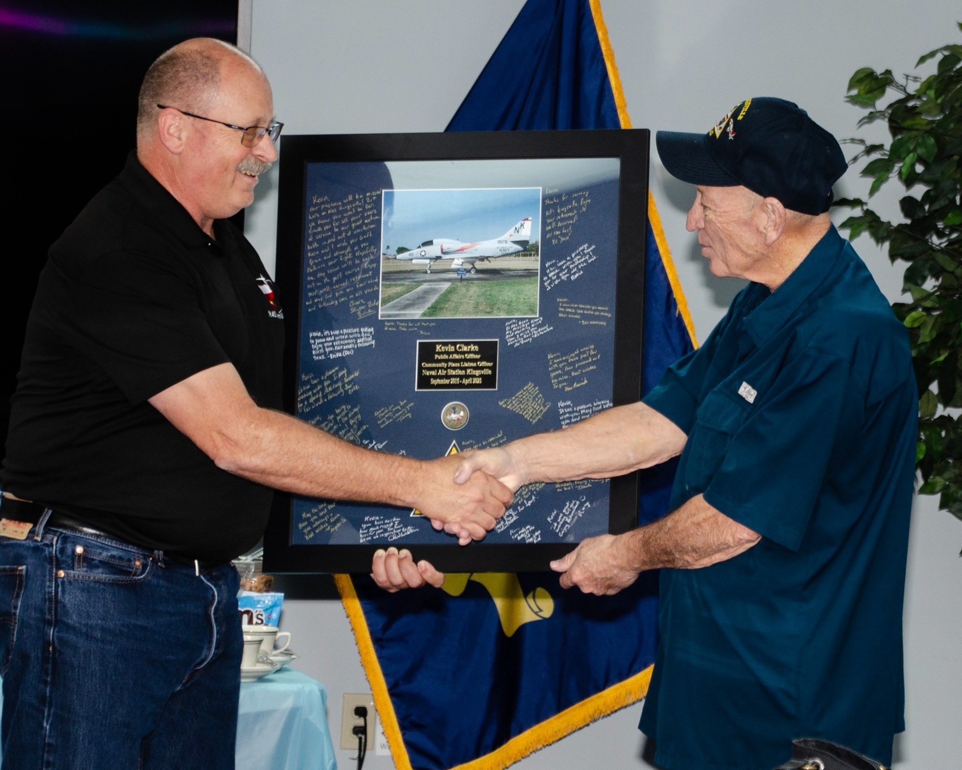 Naval Air Station Kingsville Honors Kevin Clarke for a Decade of Service