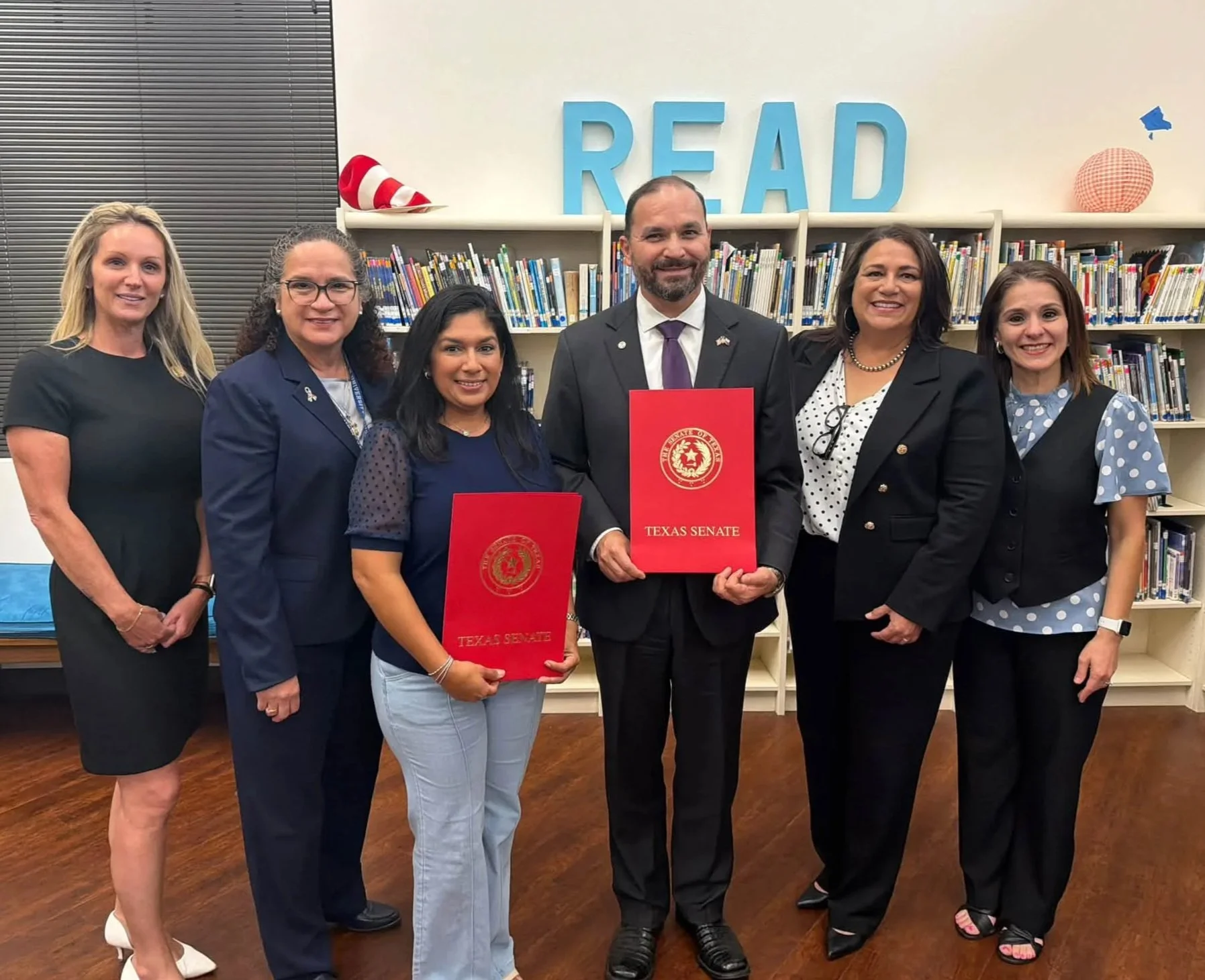 Texas Senator Adam Hinojosa Visits Santa Gertrudis ISD, Recognizes Teachers of the Year