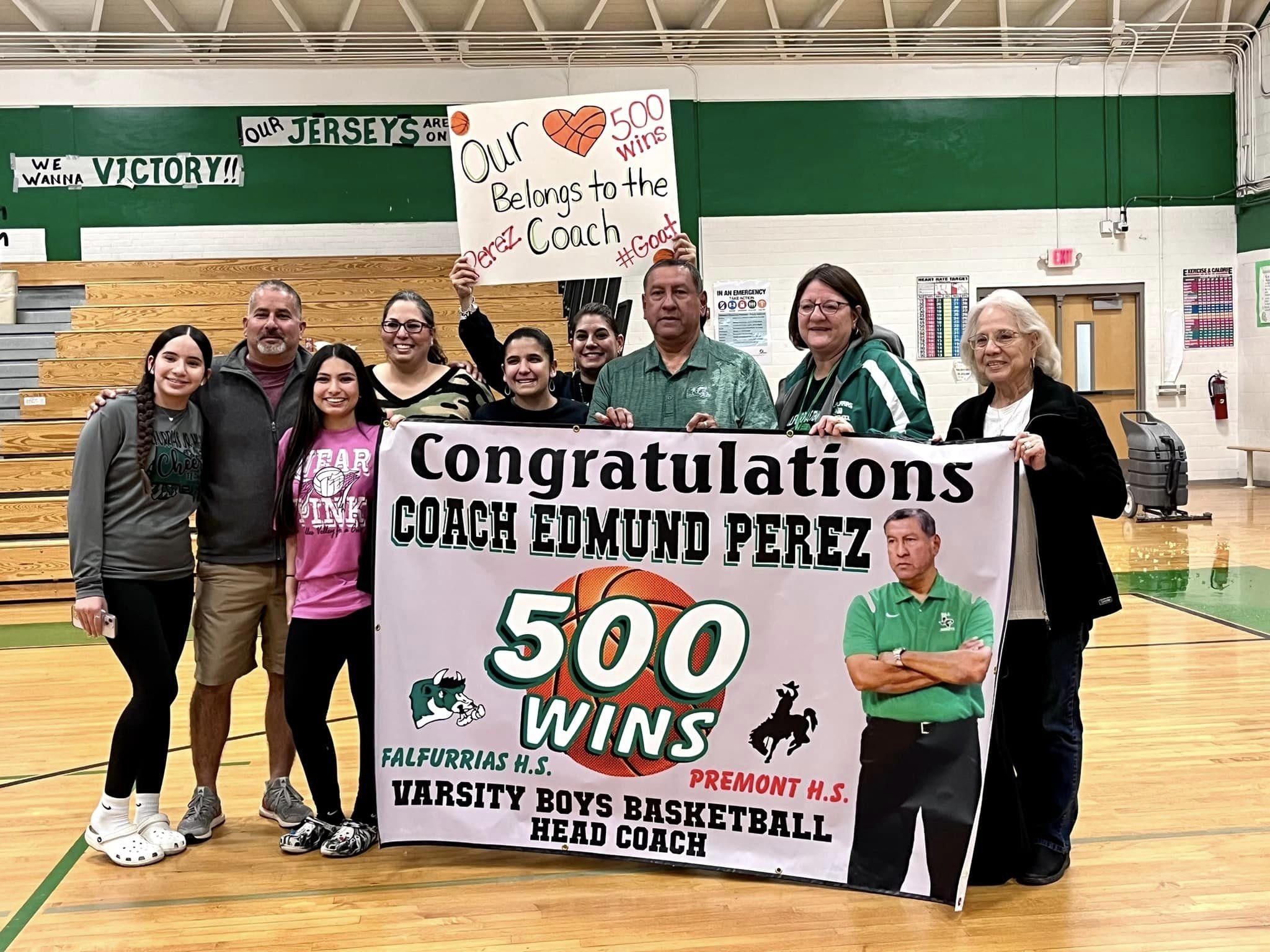 Falfurrias Head Coach Wins 500th Basketball Game