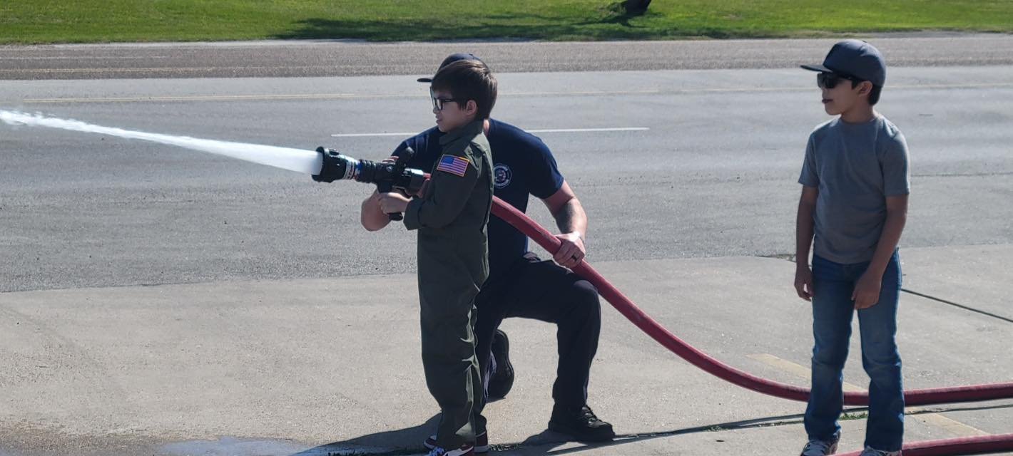 Naval Air Station Corpus Christi Welcomes Local Child for ‘Pilot for a Day’ Experience
