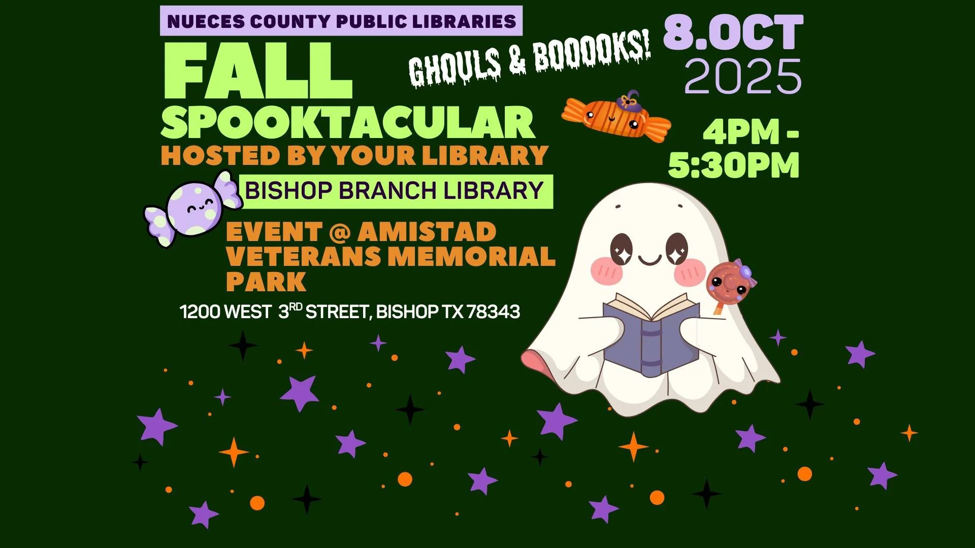 Nueces County Public Libraries Fall Spooktacular