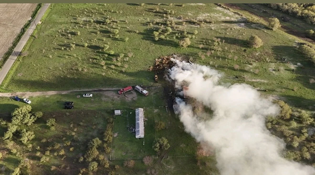 Odem Fire Department Battles Christmas Day Barn Fire, Mutual Aid Assists
