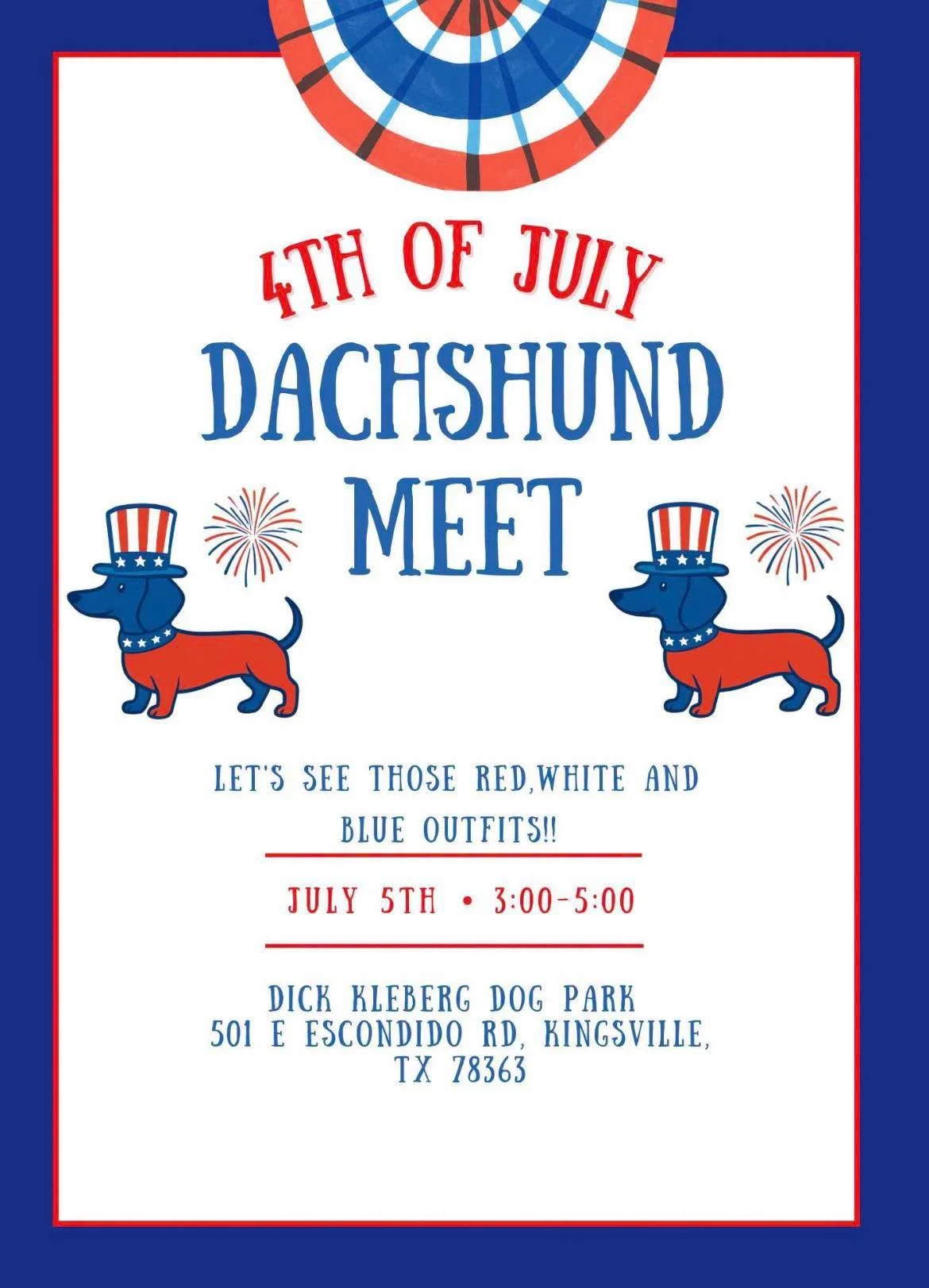 4th of July Dachshund Meet