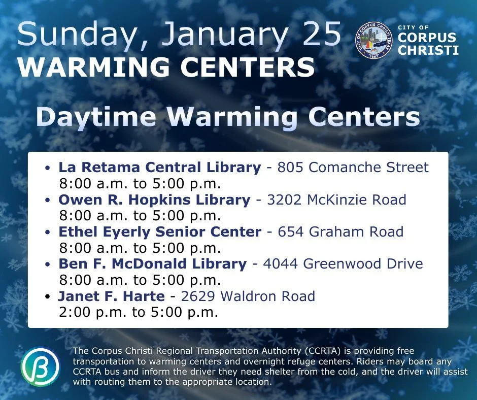 2026 Corpus Christi Warming Centers 