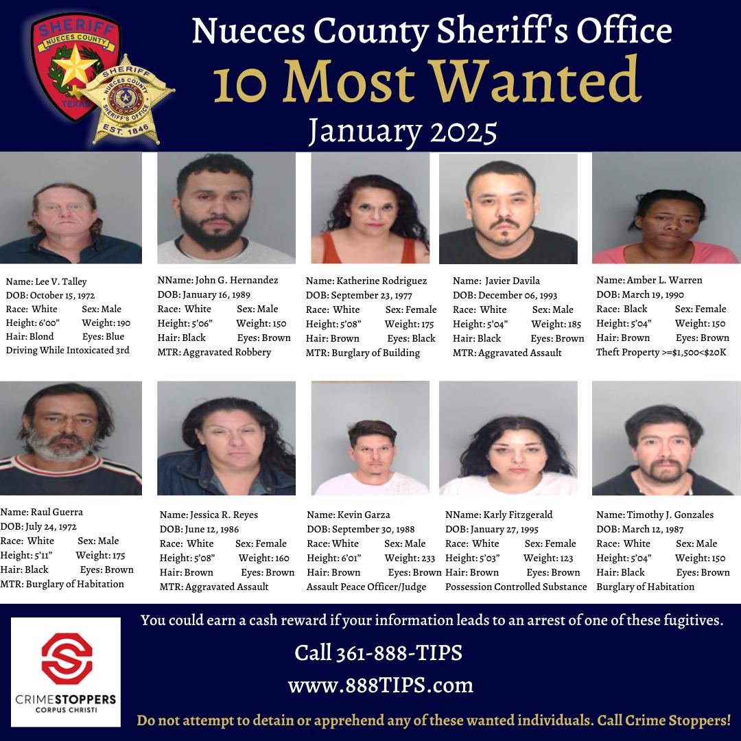 Most Wanted January 2025