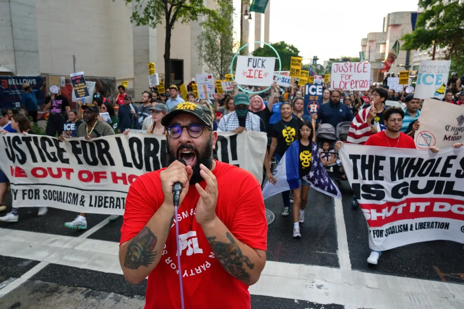 Protesters Call on Feds to Release More Information to Tuesday’s ICE Killing