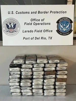 CBP Officers Seize More Than $1.7 Million in Cocaine at Del Rio Port of Entry