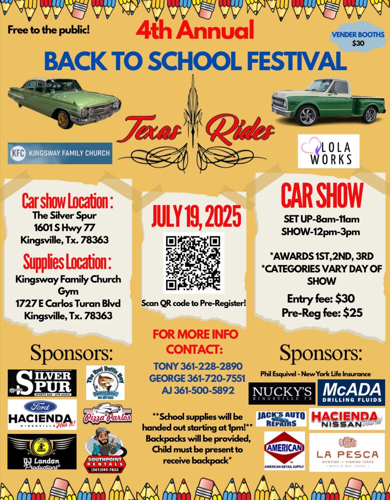 Texas Rides Back to School Festival