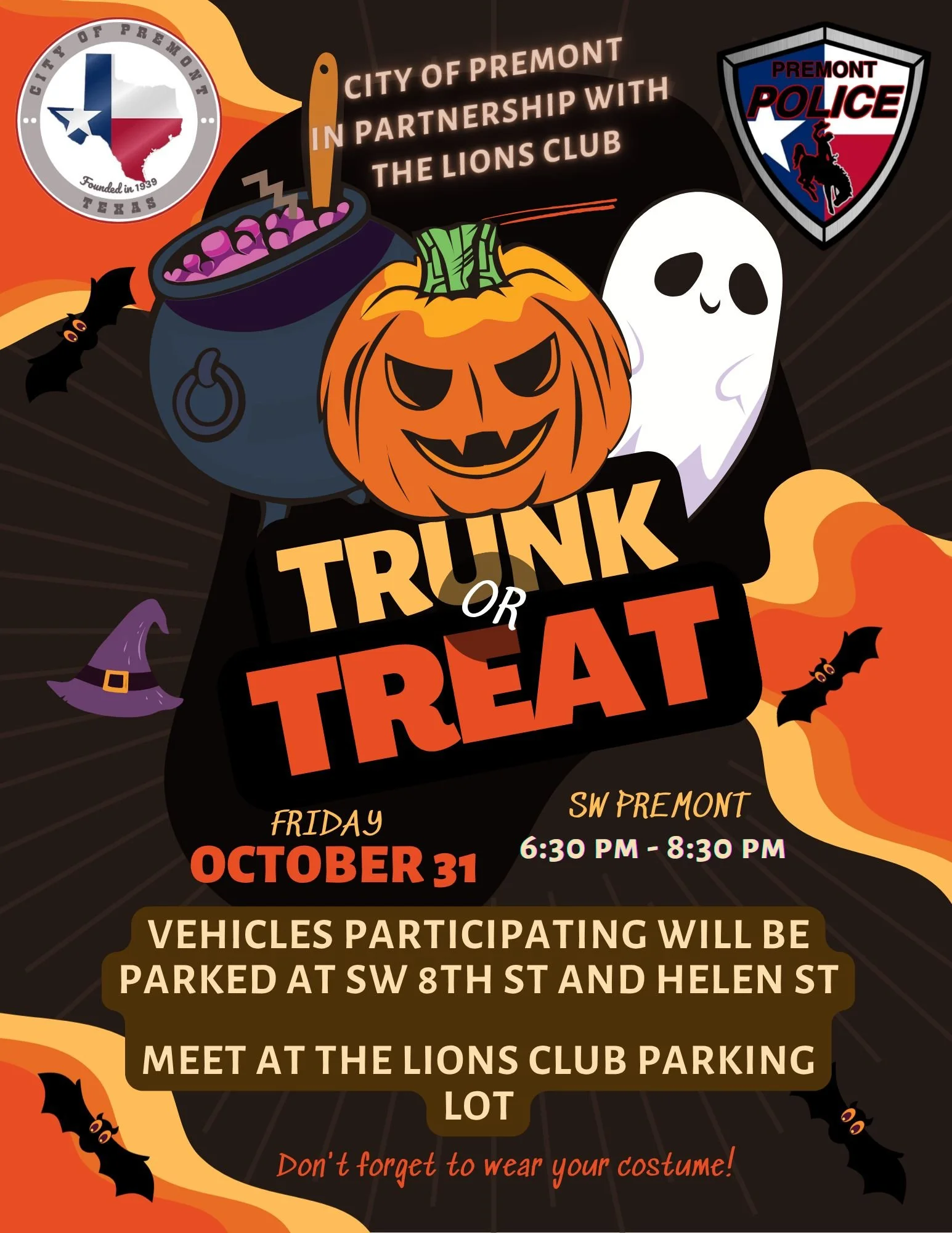 Trunk or Treat in Premont