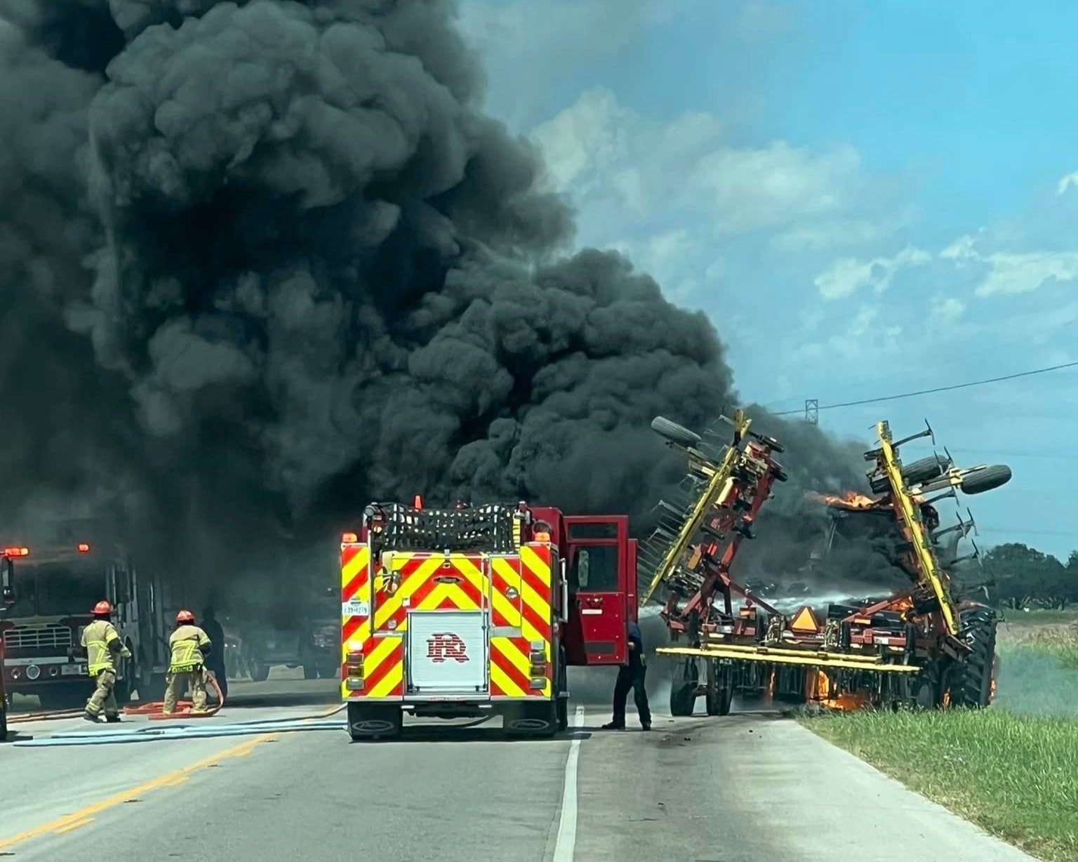 Tractor Fire Near Robstown