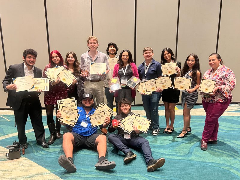 TAMUK Student Media Competes at TIPA Conference
