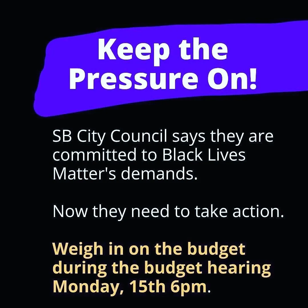 Show up for Black People in Santa Barbara