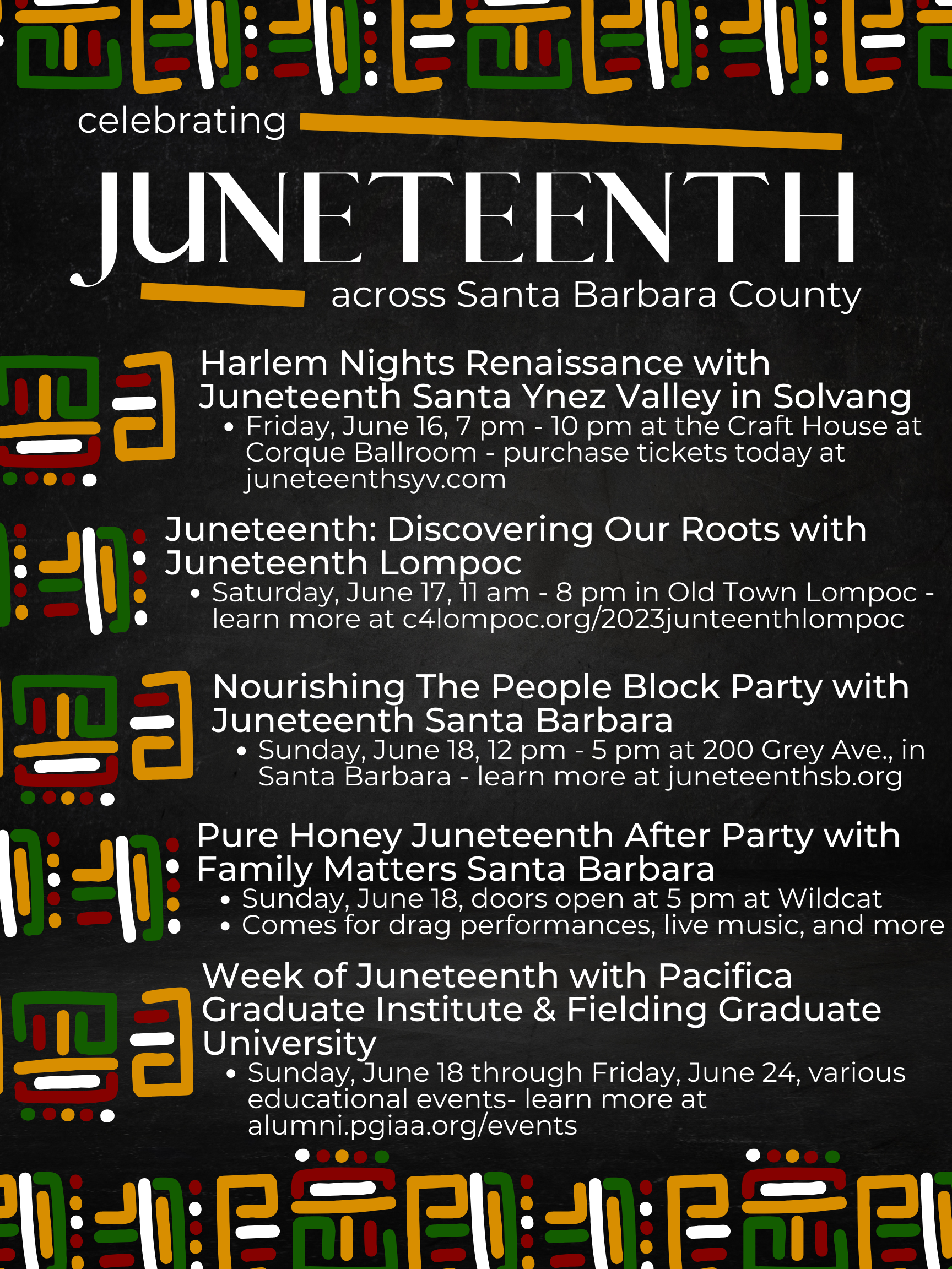 Juneteenth Celebrations Across Santa Barbara County