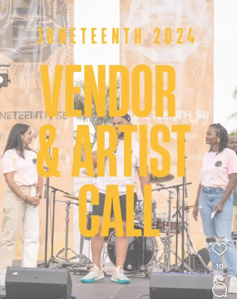 Apply to be a Juneteenth SB Artist or Vendor!