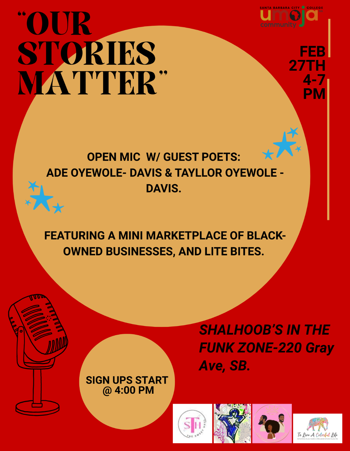 Our Stories Matter - Open MiC!