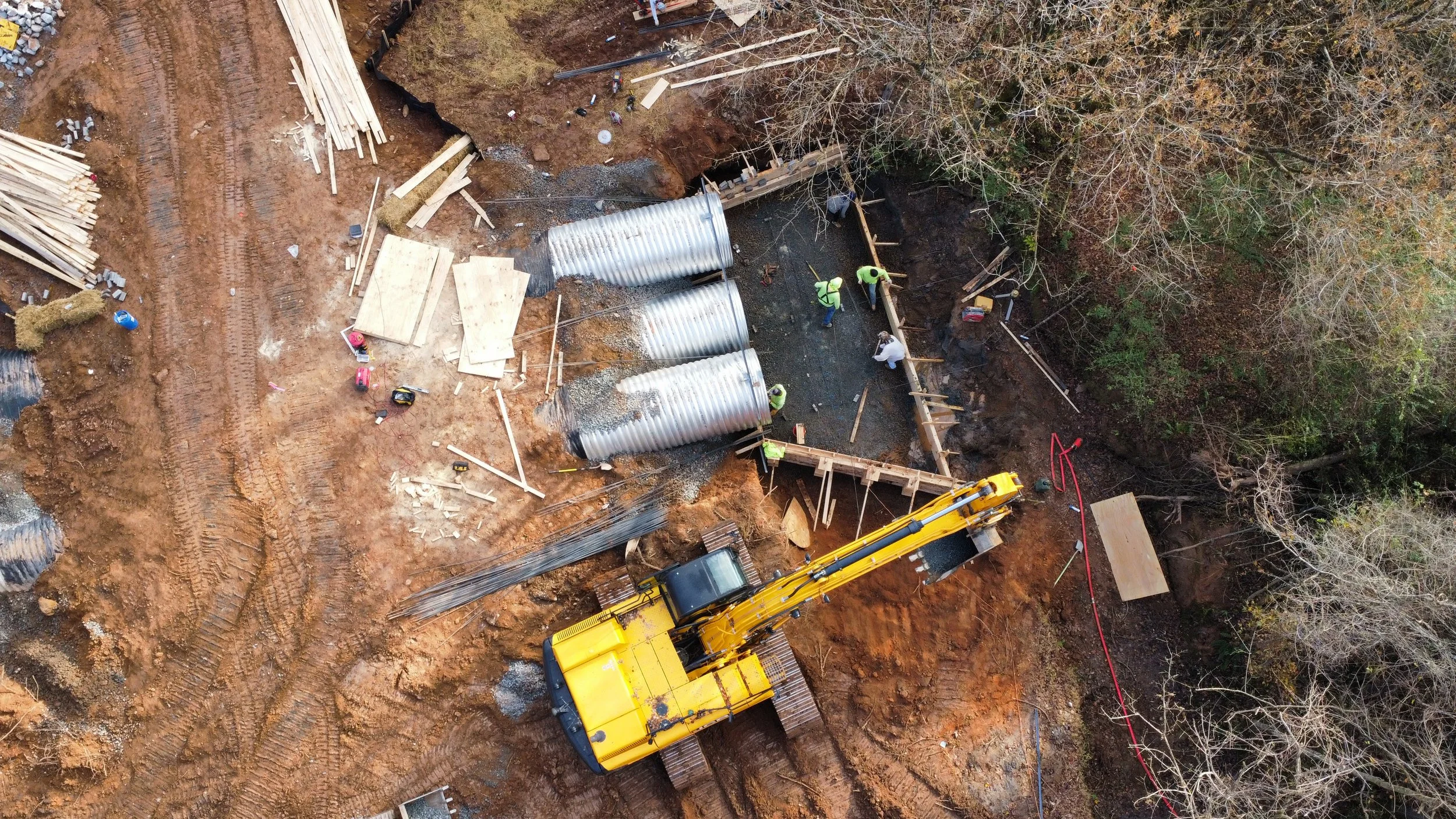 Triple culvert