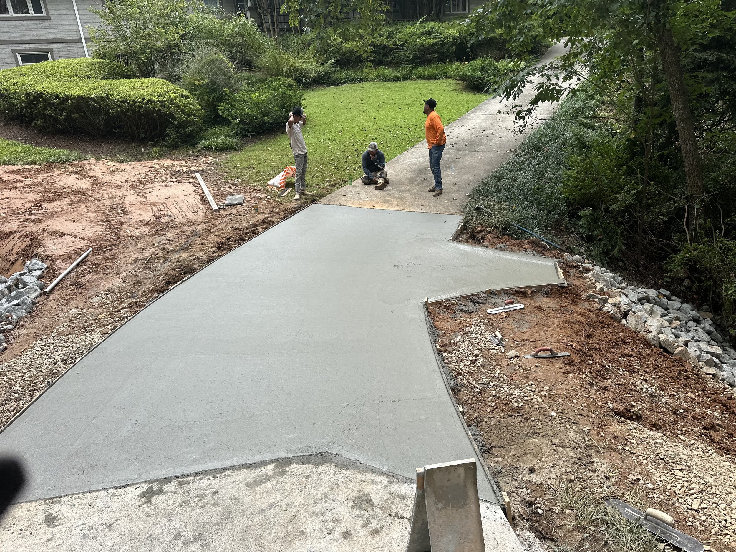 driveway culvert installation