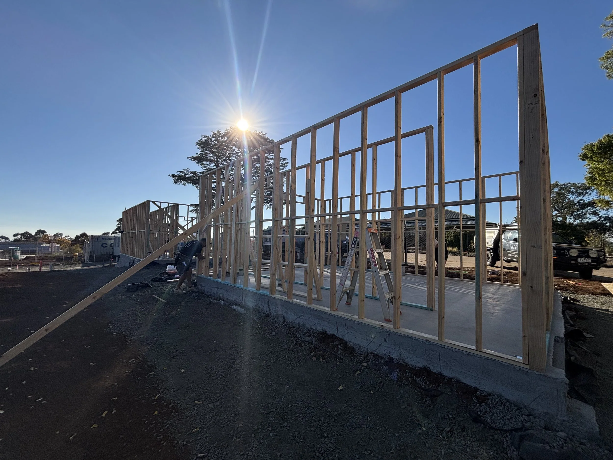 The Village build starts