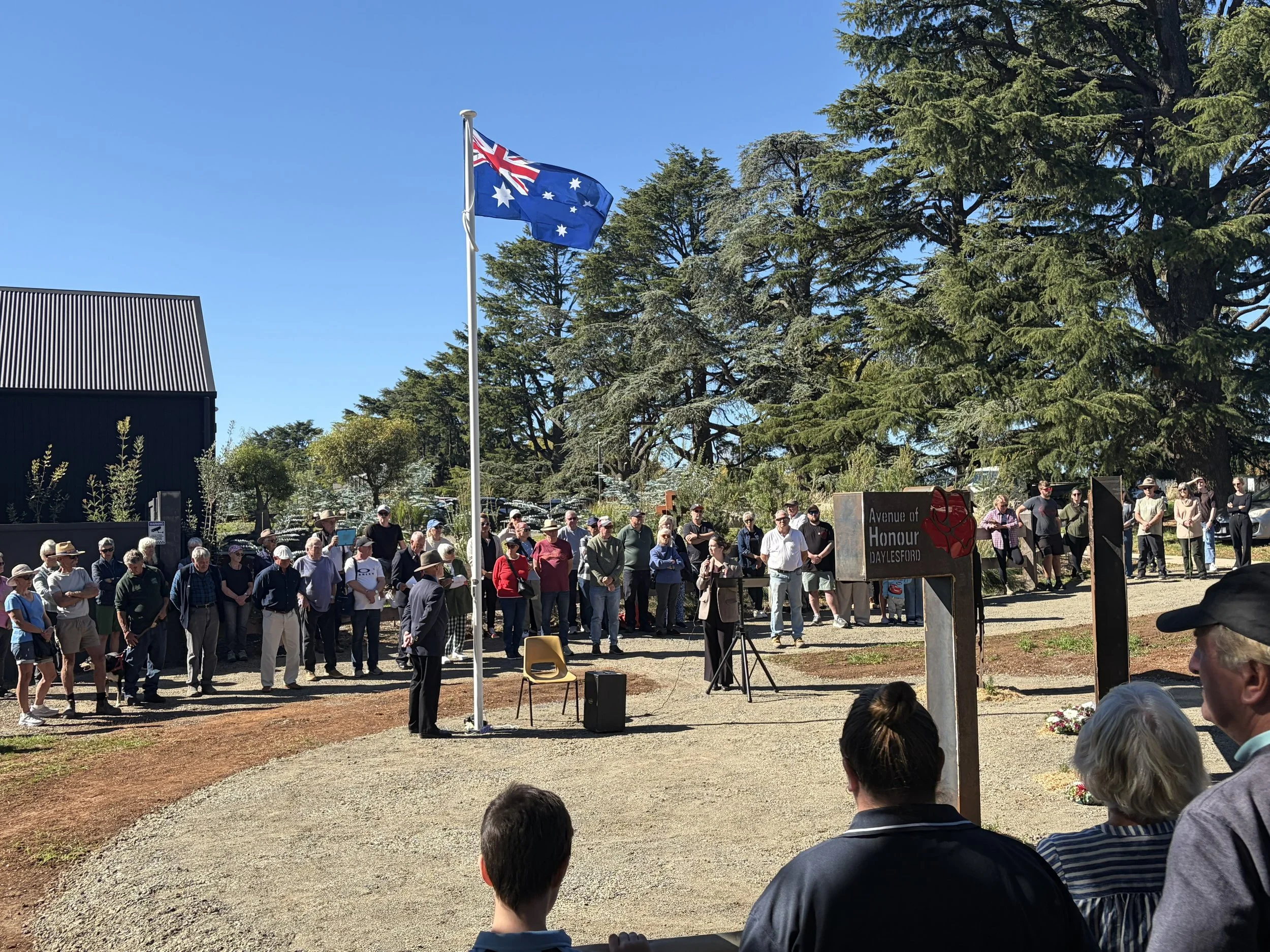 Avenue of Honour Sign Unveiled 