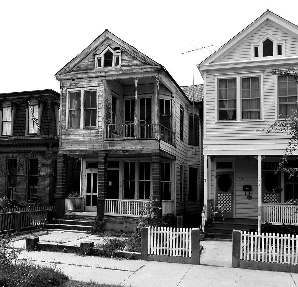 Nineteenth century houses in Galveston