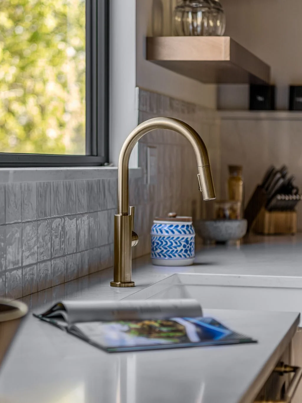 It&rsquo;s the little details that quietly define the entire kitchen.

The way the cabinetry lines up just right, the hardware that adds a subtle layer of texture, the faucet that becomes both a functional focal point, and the tile that brings depth 