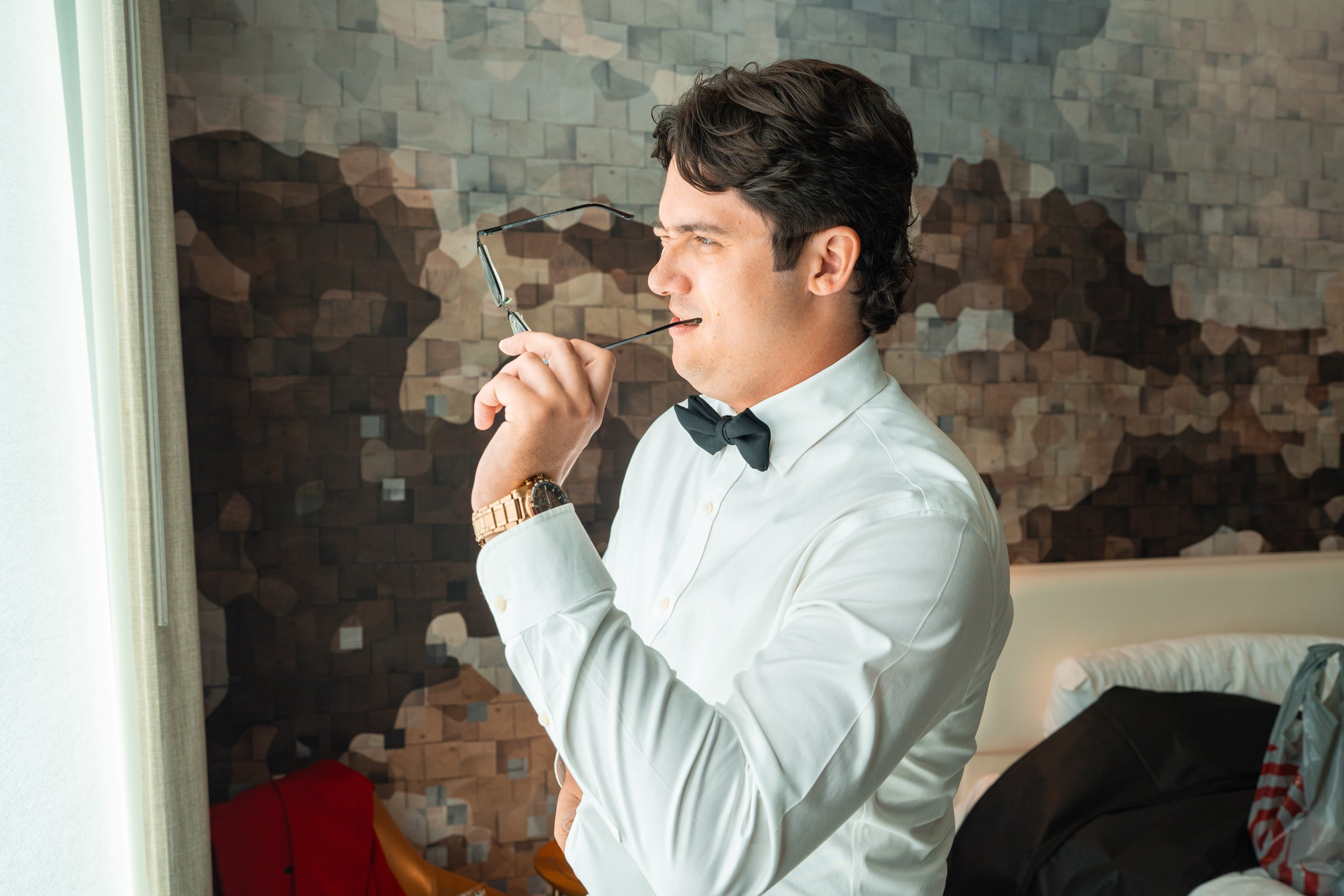 Groom Prep Wedding Photography