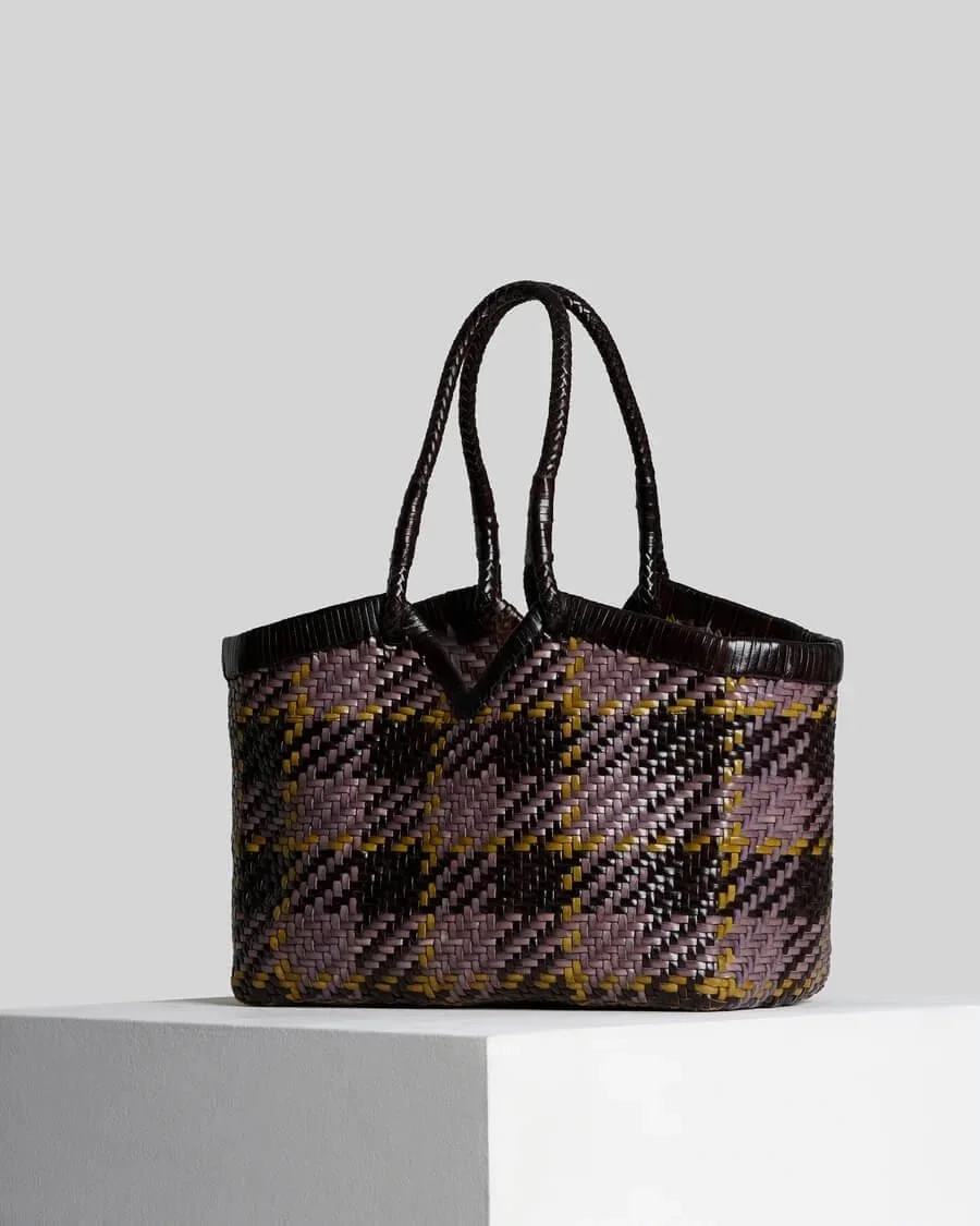 Crudelia Purple Plaid Tote, by Vipera 3.jpeg