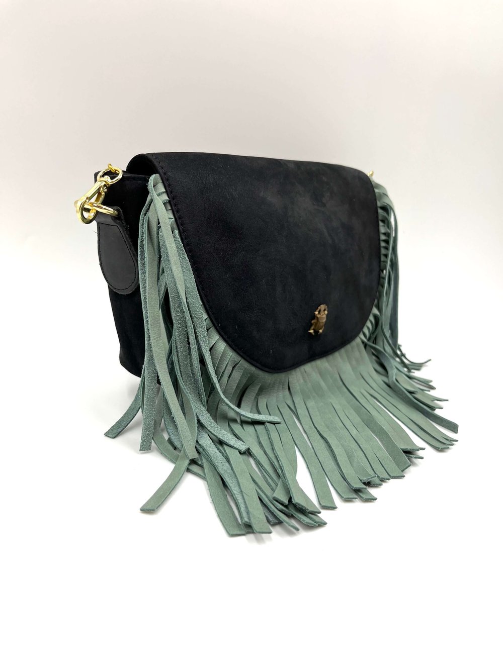 Leather Fringe Shoulder Bag, by Sous Les Pavés — DIP A TOE