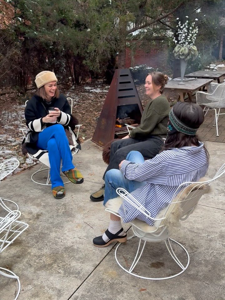 Have ya been to HolidayHaus? One more weekend to shop - Friday 3-7, Saturday and Sunday 10-4. I am sure it looks nice on the internet, but the in-person is a whole other world. The smells of fire and a winter candle, the sounds of a lot of laughs, go