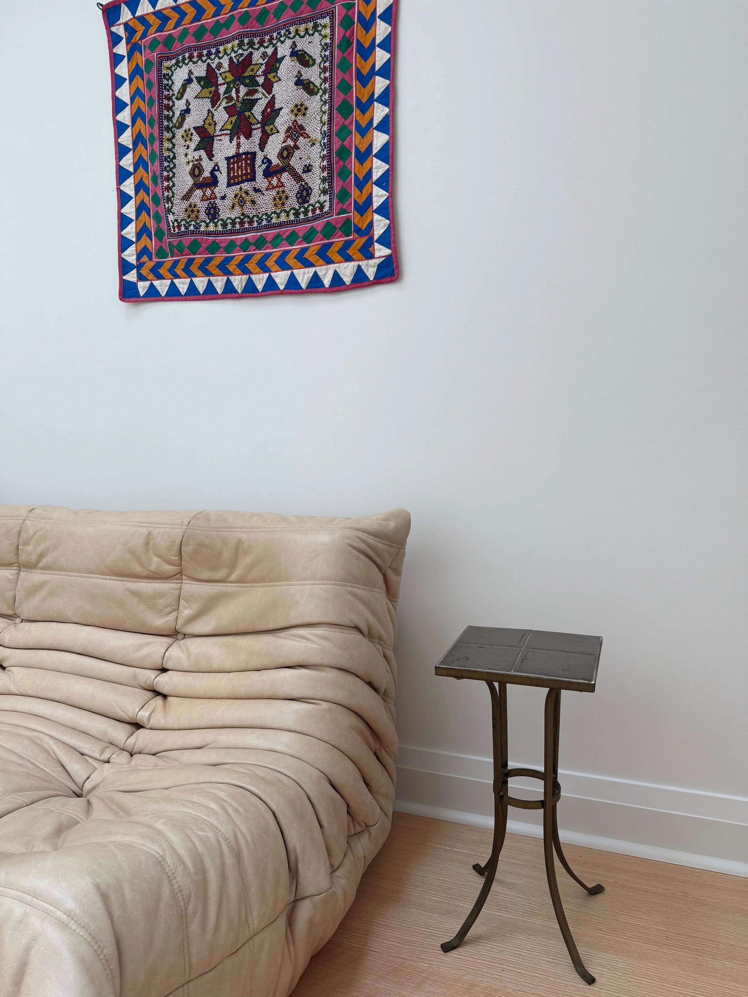Wrought Iron Tiled Side Table 4.jpeg