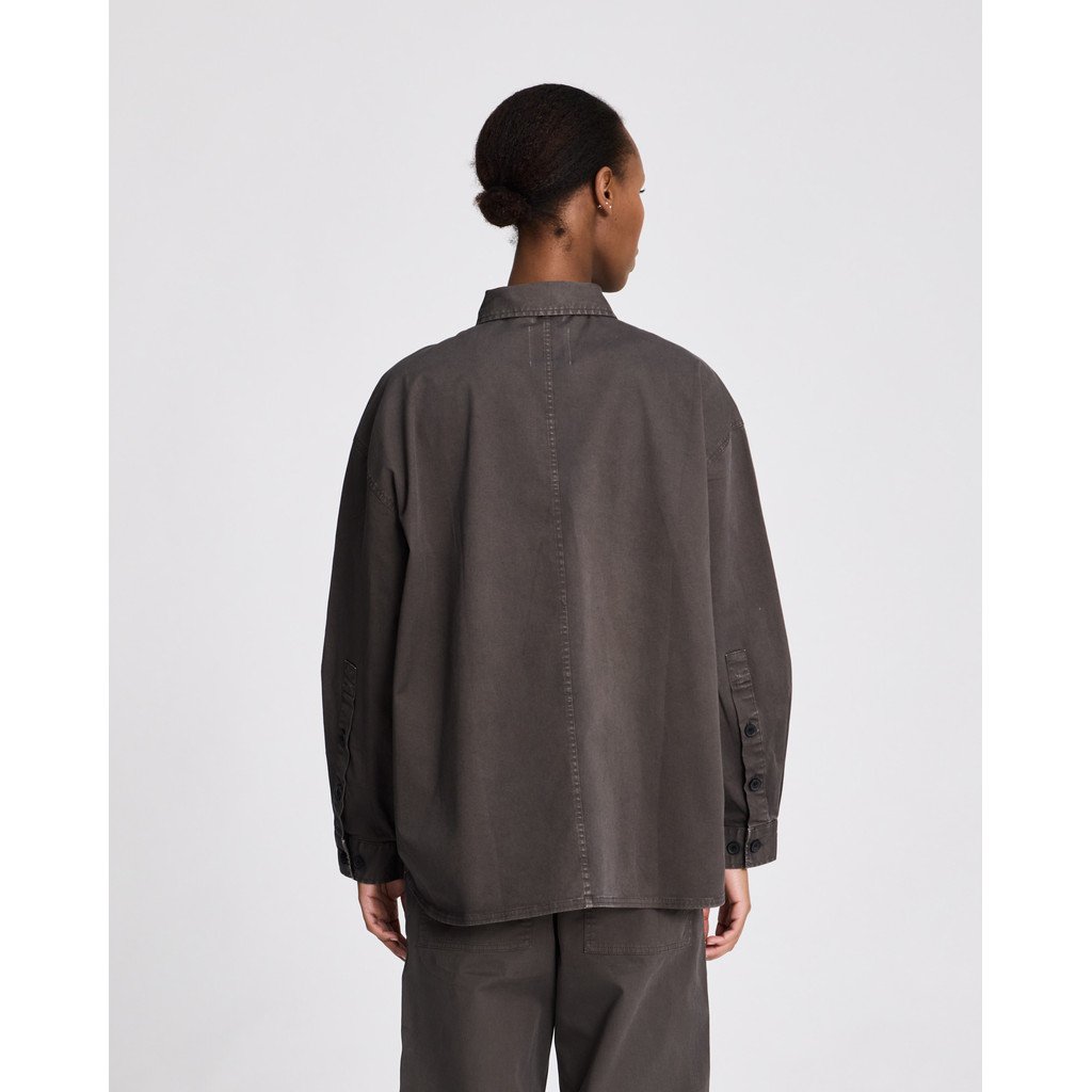 Pauline Stretched Twill Shirt Black 2.jpg