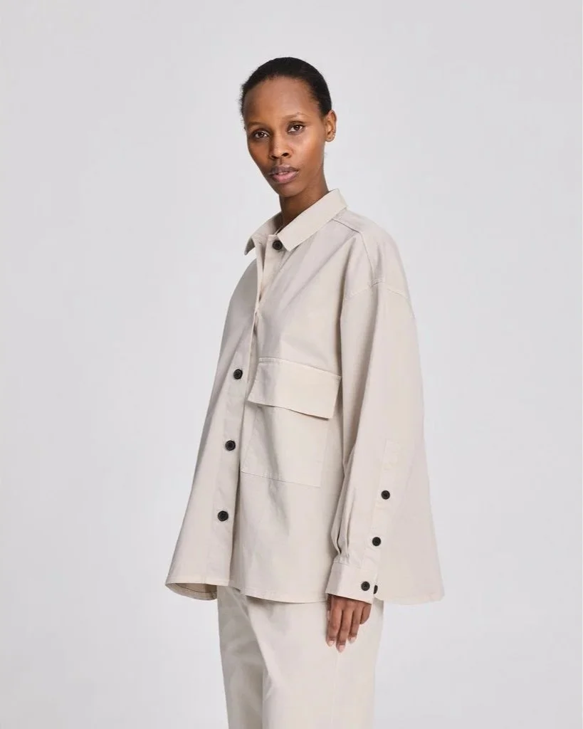 Pauline Stretched Twill Shirt, by Gai + Lisva