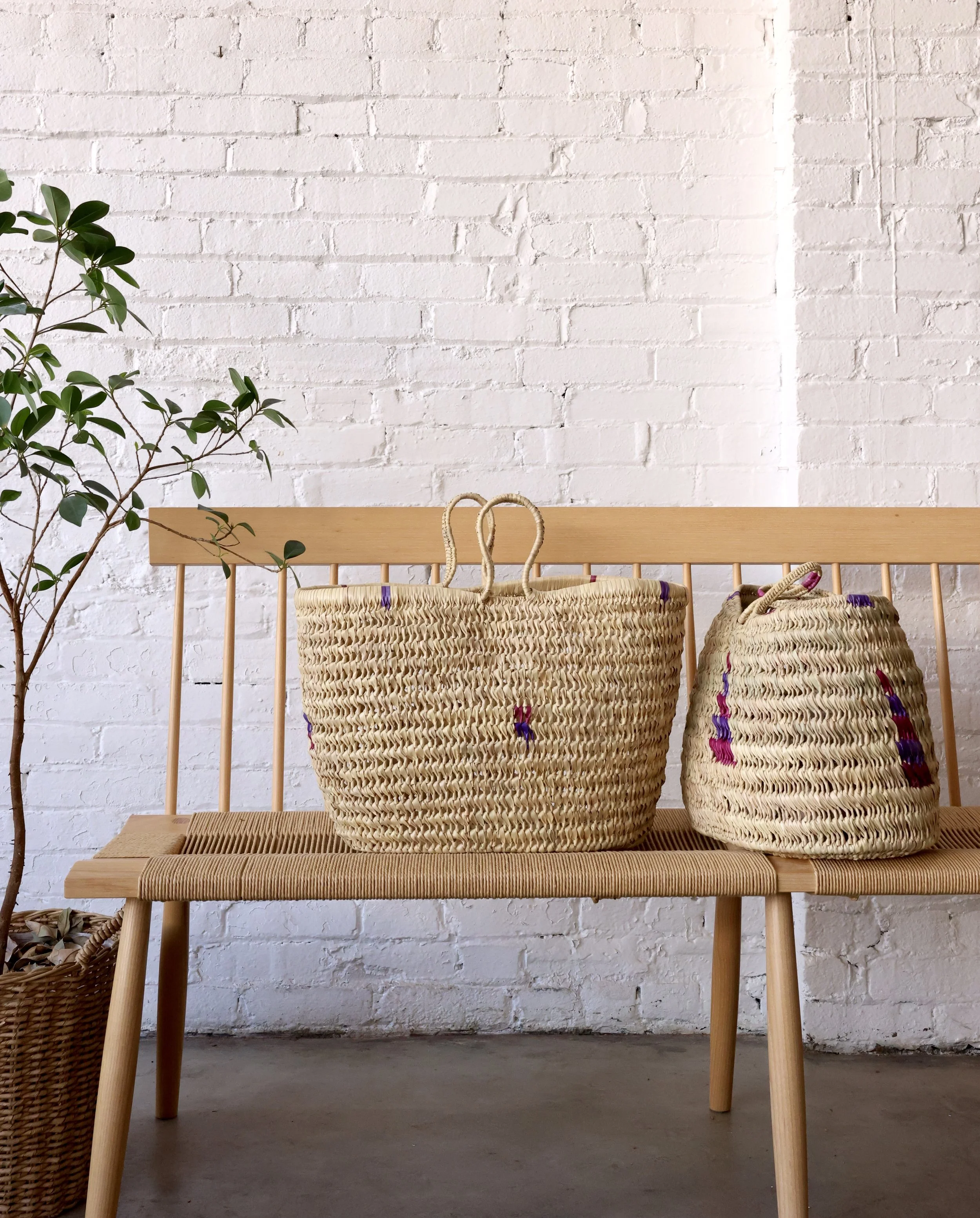 Large Carryall Woven Basket